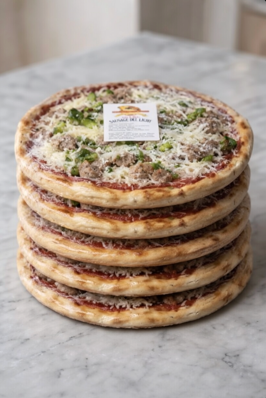 5-Pack Sausage Delight Pizzas – Five Sausage Delight