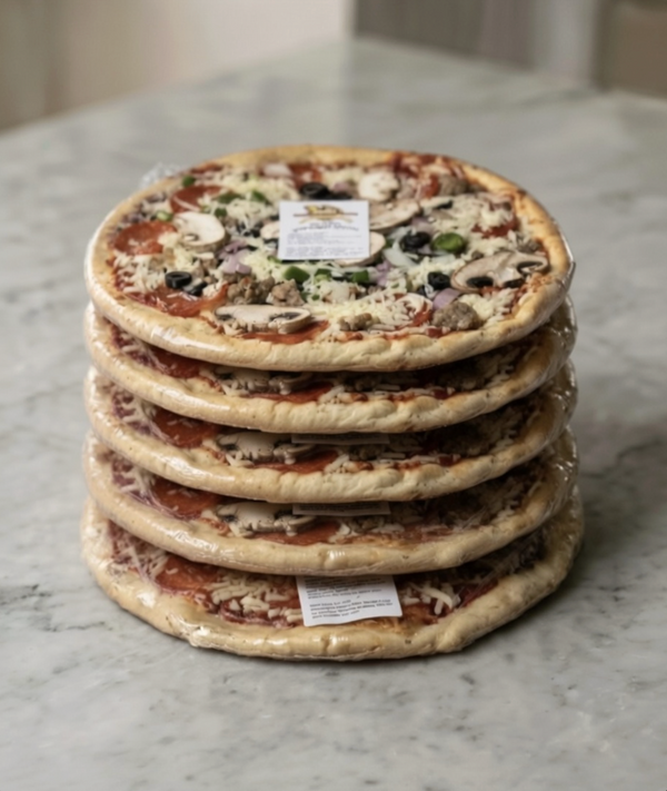 5-Pack 18th Street Special Pizzas – Five Loaded Legends