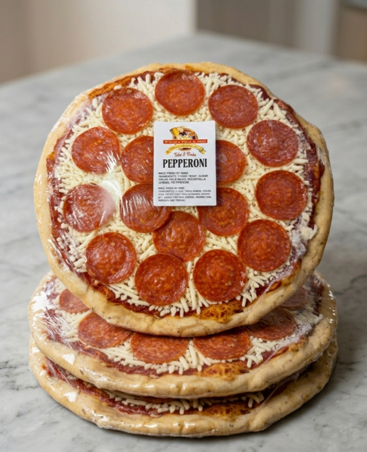 3-Pack Pepperoni Pizzas – Triple Pepperoni Pack