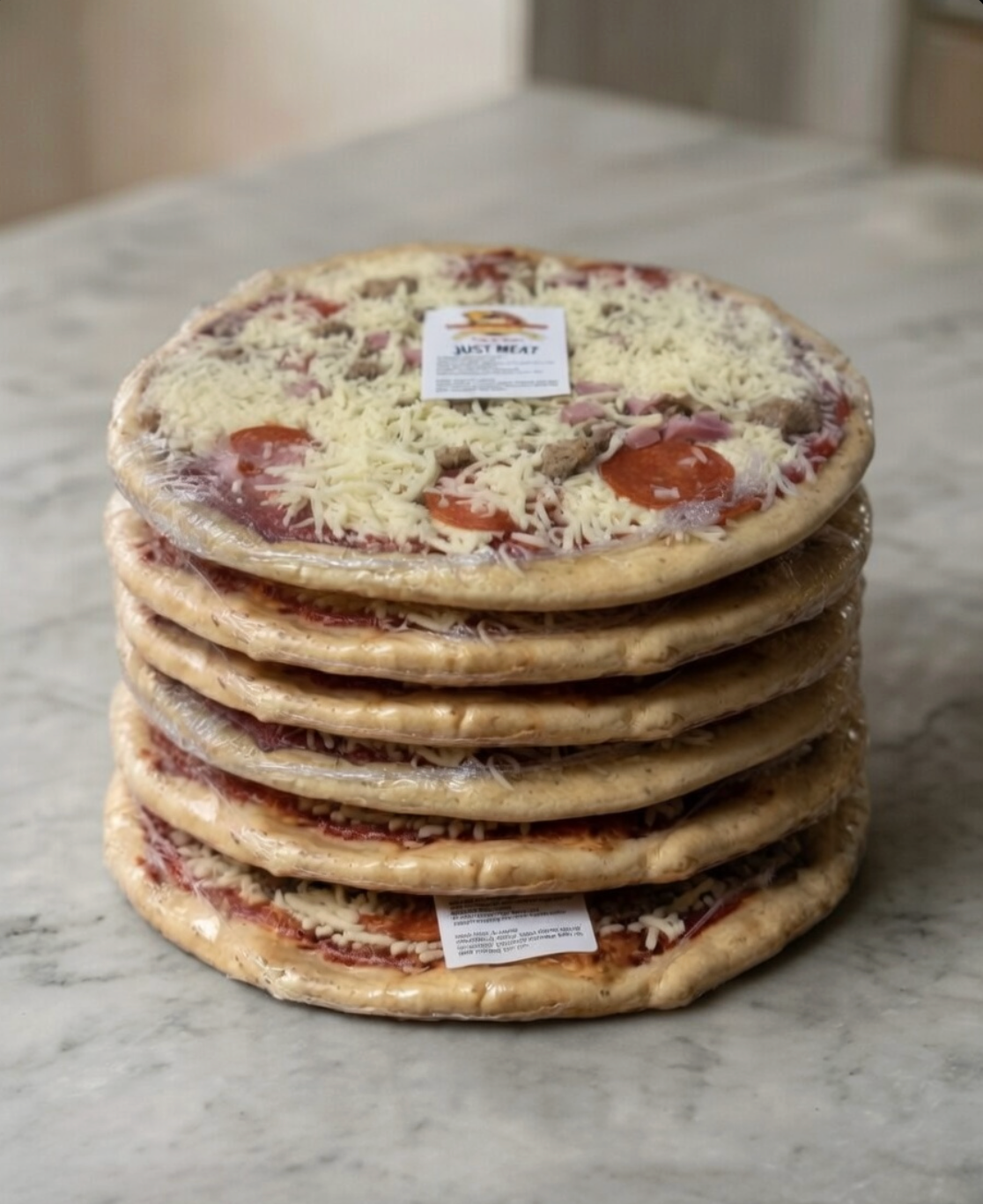 5-Pack Just Meat Pizzas – Five Meat Overload