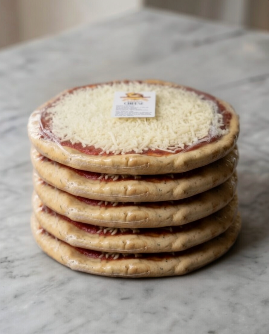5-Pack Classic Cheese Pizzas – Five Cheese Deal