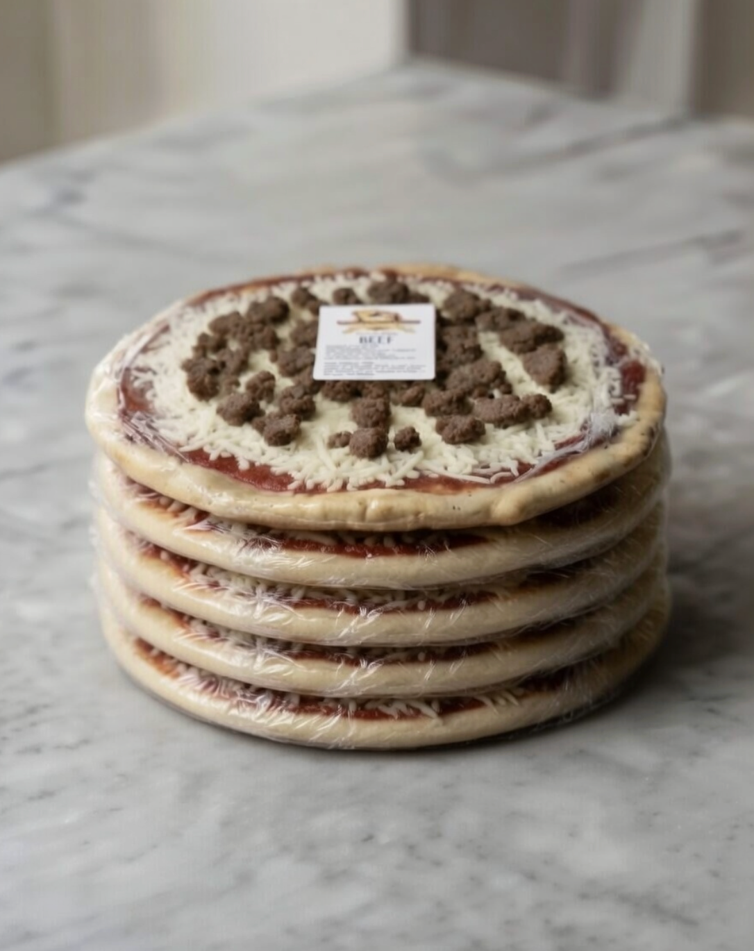 5-Pack Beef Pizzas – Five Beef Deal