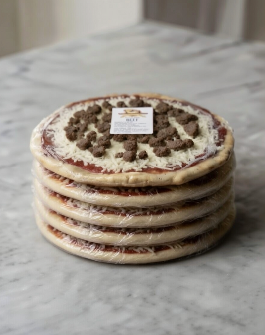 5-Pack Beef Pizzas – Five Beef Deal