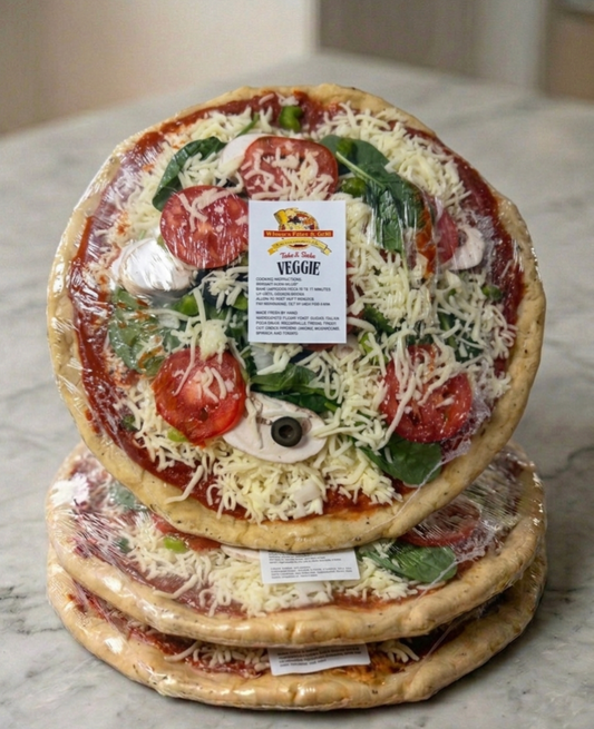 3 Pack Veggie Pizzas – Triple Veggie Fresh Pack
